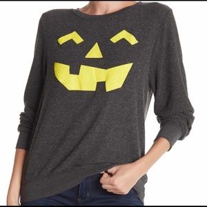 NEW Wildfox Jack O Lantern Halloween Baggy Jumper